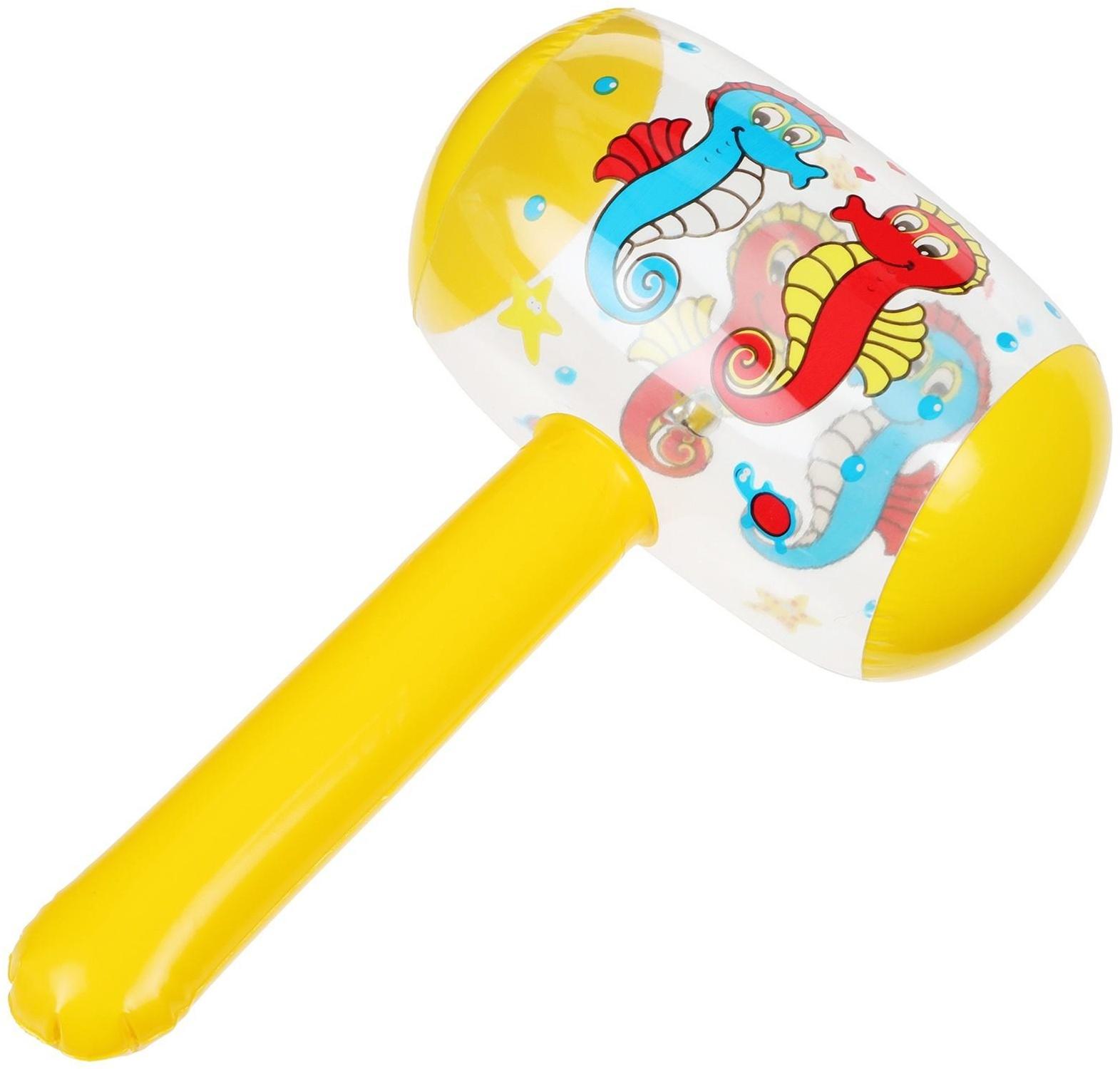 Игрушка надувная со звуком «Молоток» 30 см, цвета МИКС