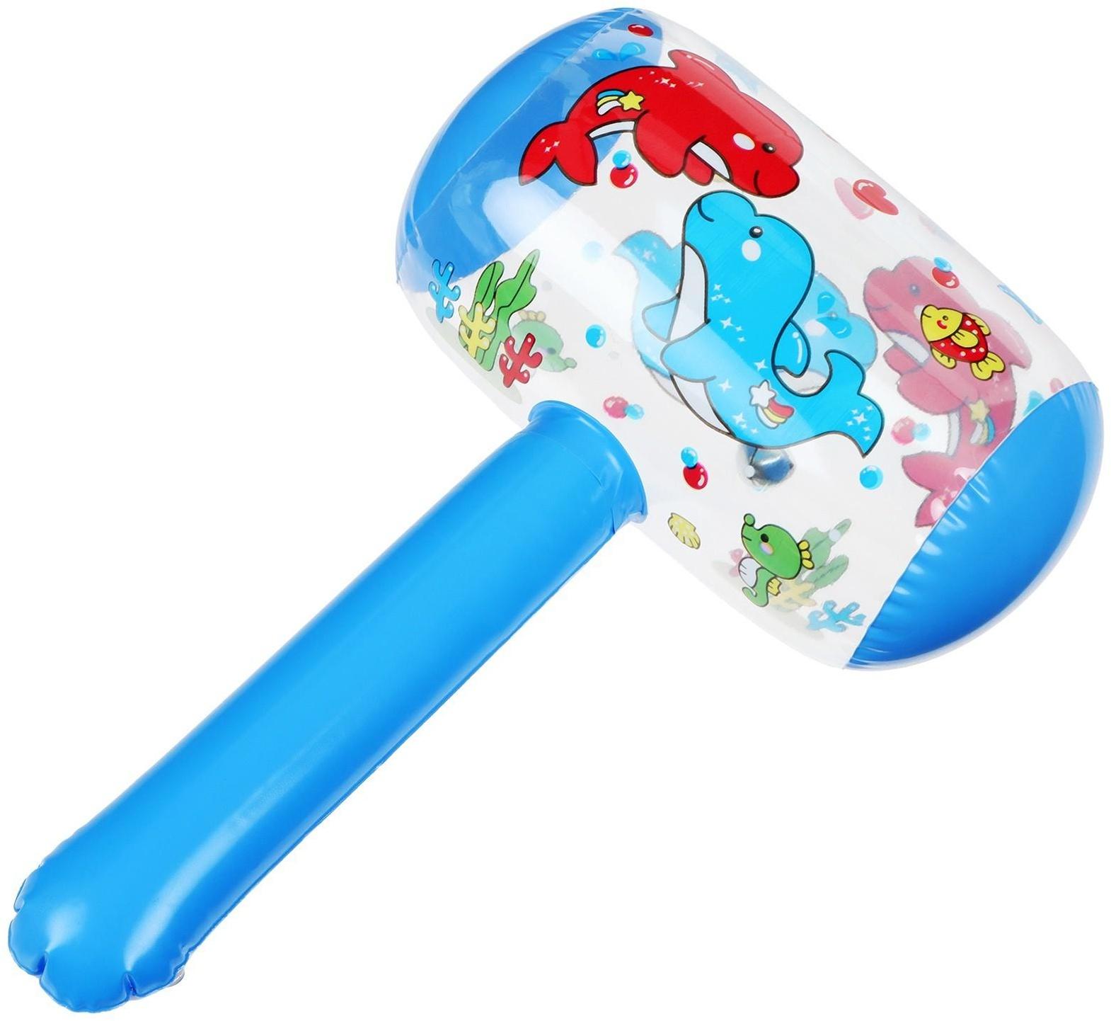 Игрушка надувная со звуком «Молоток» 30 см, цвета МИКС