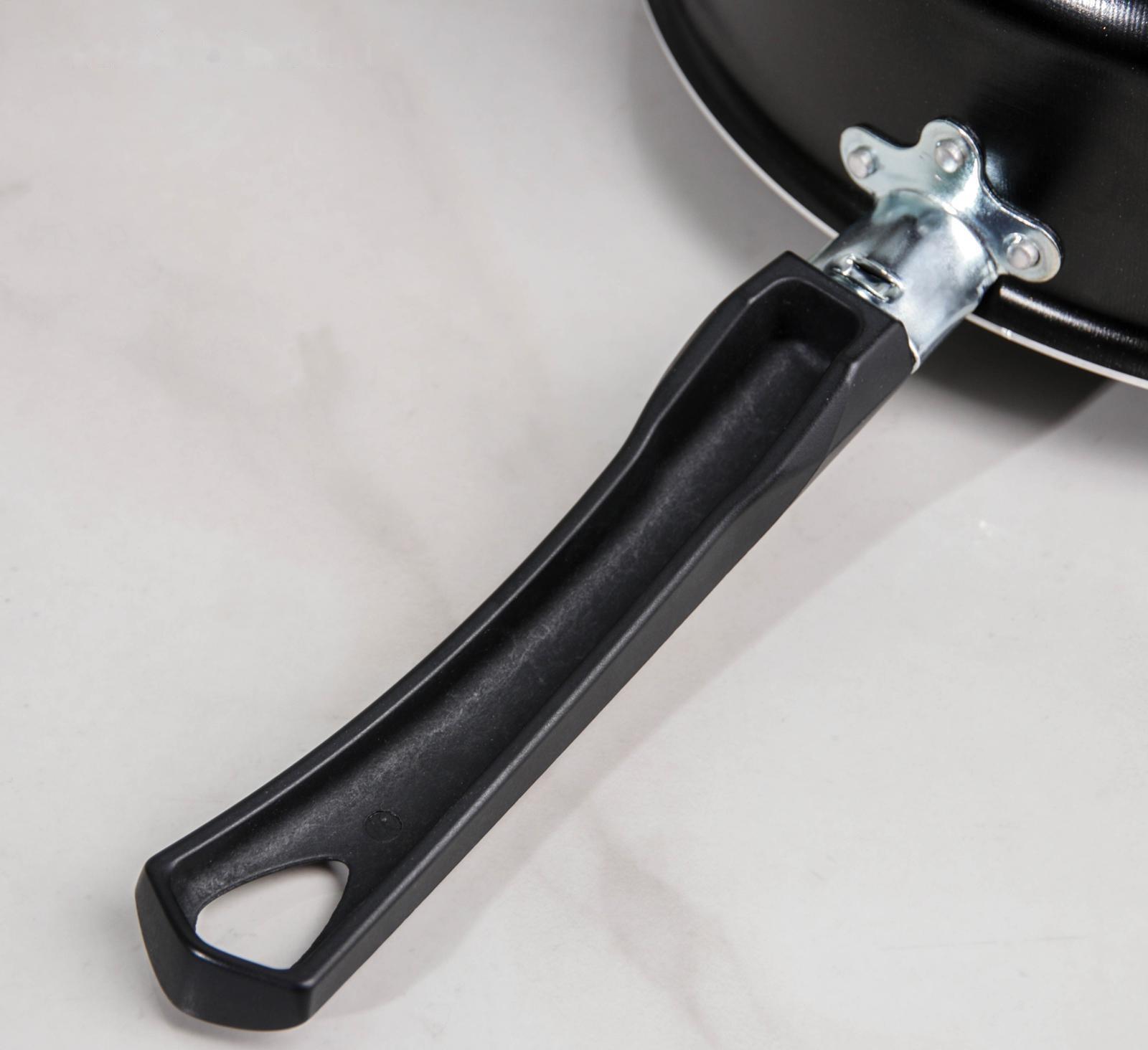 Сотейник Consul, 3,7 л, d=26 см, стеклянная крышка, пластиковая ручка, антипригарное покрытие, цвет чёрный