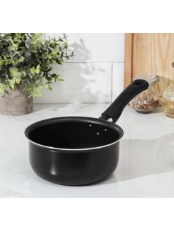 Ковш Consul, 1,2 л, антипригарное покрытие, цвет чёрный