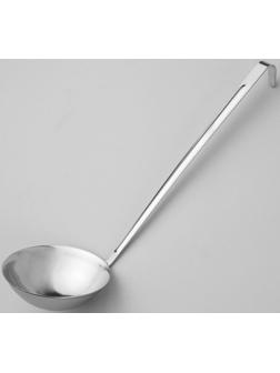 Половник, 150 мл, 31,5 см, толщина 1 мм, цвет серебряный