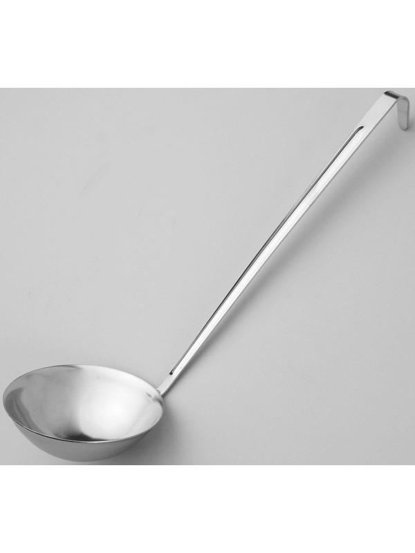 Половник, 150 мл, 31,5 см, толщина 1 мм, цвет серебряный