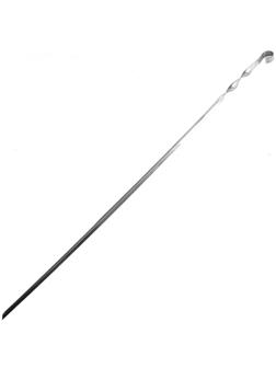 Шампур угловой, толщина 1 мм, р. 55 х 1 см