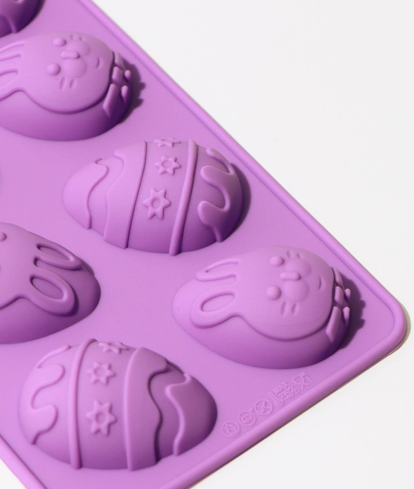 Форма для льда и кондитерских украшений Доляна «Пасха», 22×11×3 см, силикон, 10 ячеек, цвет МИКС