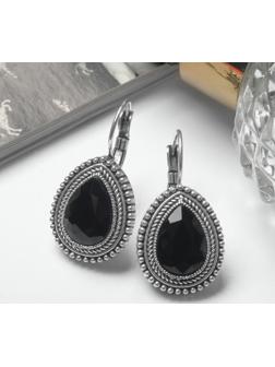 Серьги со стразами 