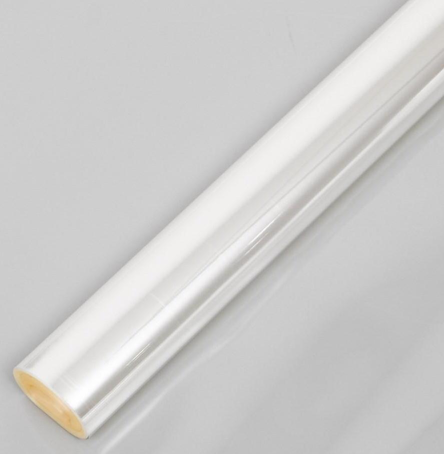 Плёнка для цветов прозрачная 0,6 х 18,6 м, 400 г, 40 мкм