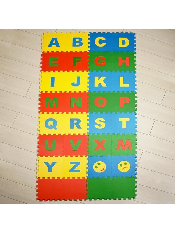 Мягкий пол развивающий «Алфавит Английский»