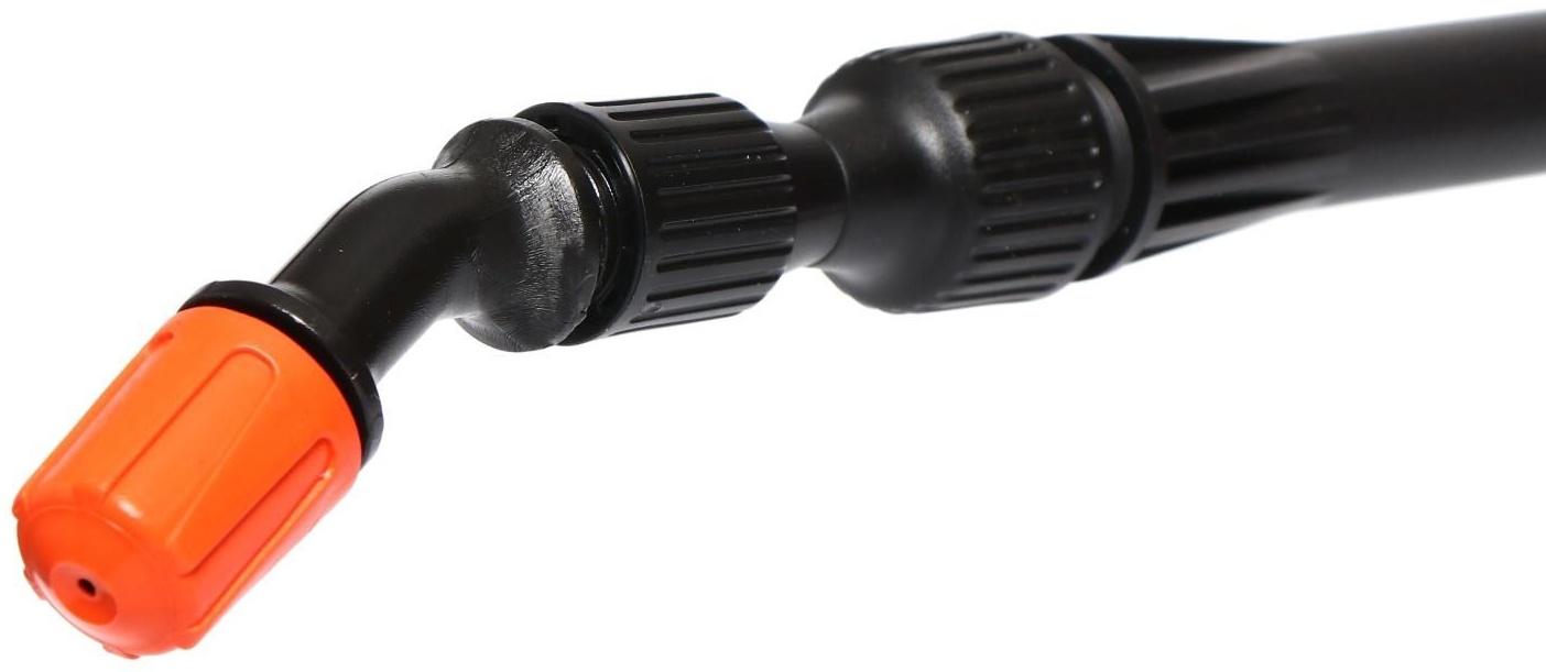 Опрыскиватель помповый ОП-207, 10 л, термоусадка, пластиковый брандспойт 208, «Жук»