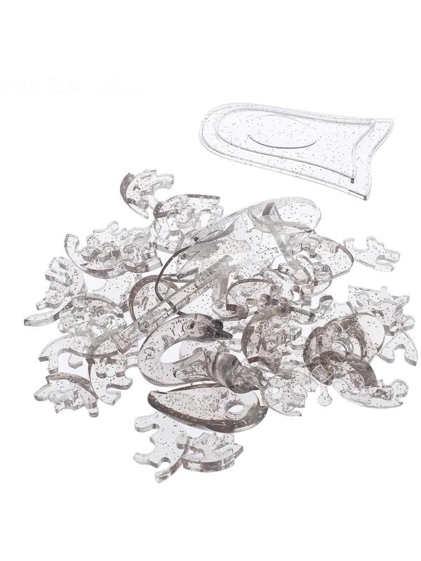 Пазл 3D кристаллический «Лебедь», 44 детали