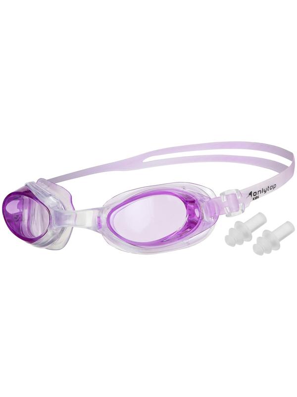 Очки для плавания + беруши, взрослые, цвета МИКС