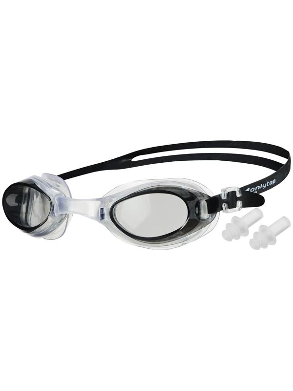 Очки для плавания + беруши, взрослые, цвета МИКС