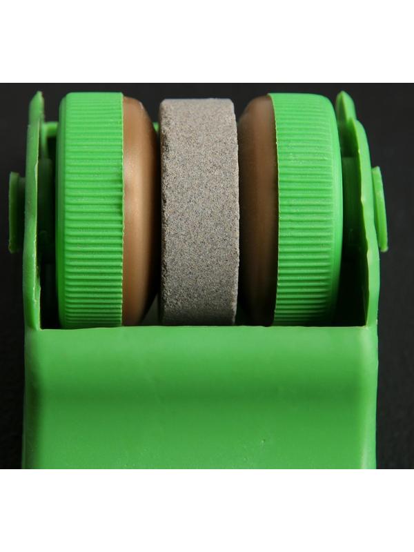 Точилка для ножей двойная Доляна «Макси», цвет МИКС