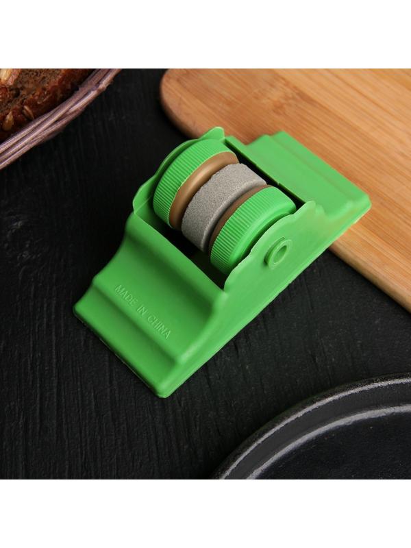 Точилка для ножей двойная Доляна «Макси», цвет МИКС