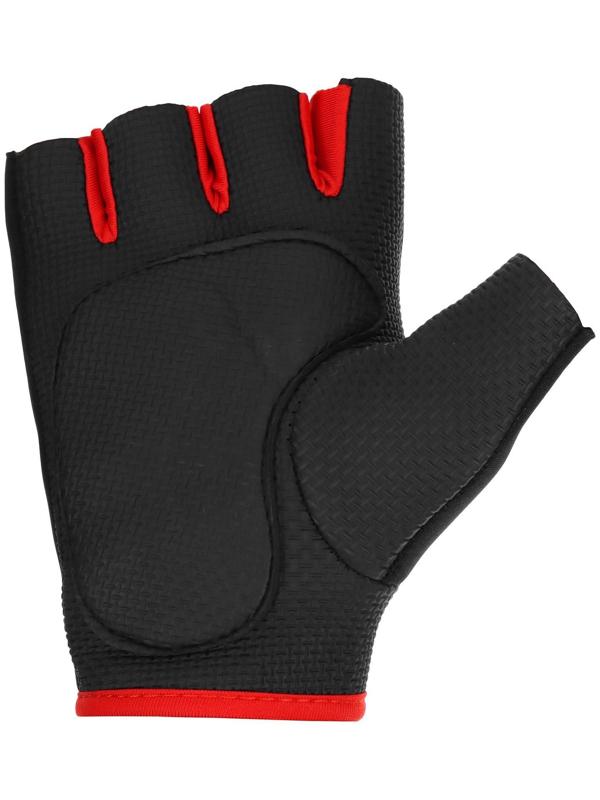 Перчатки для фитнеса ONLITOP, размер L, неопрен, цвет чёрный/розовый