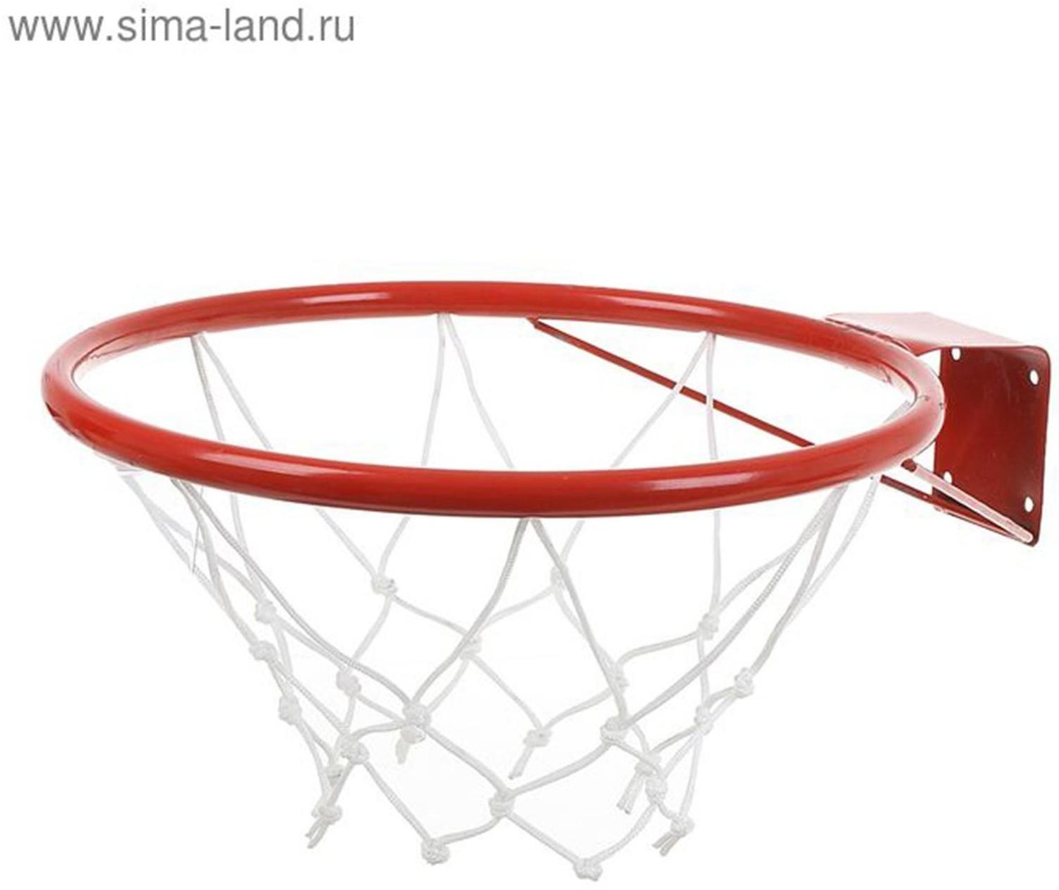 Корзина баскетбольная №5, d=380 мм, с упором и сеткой
