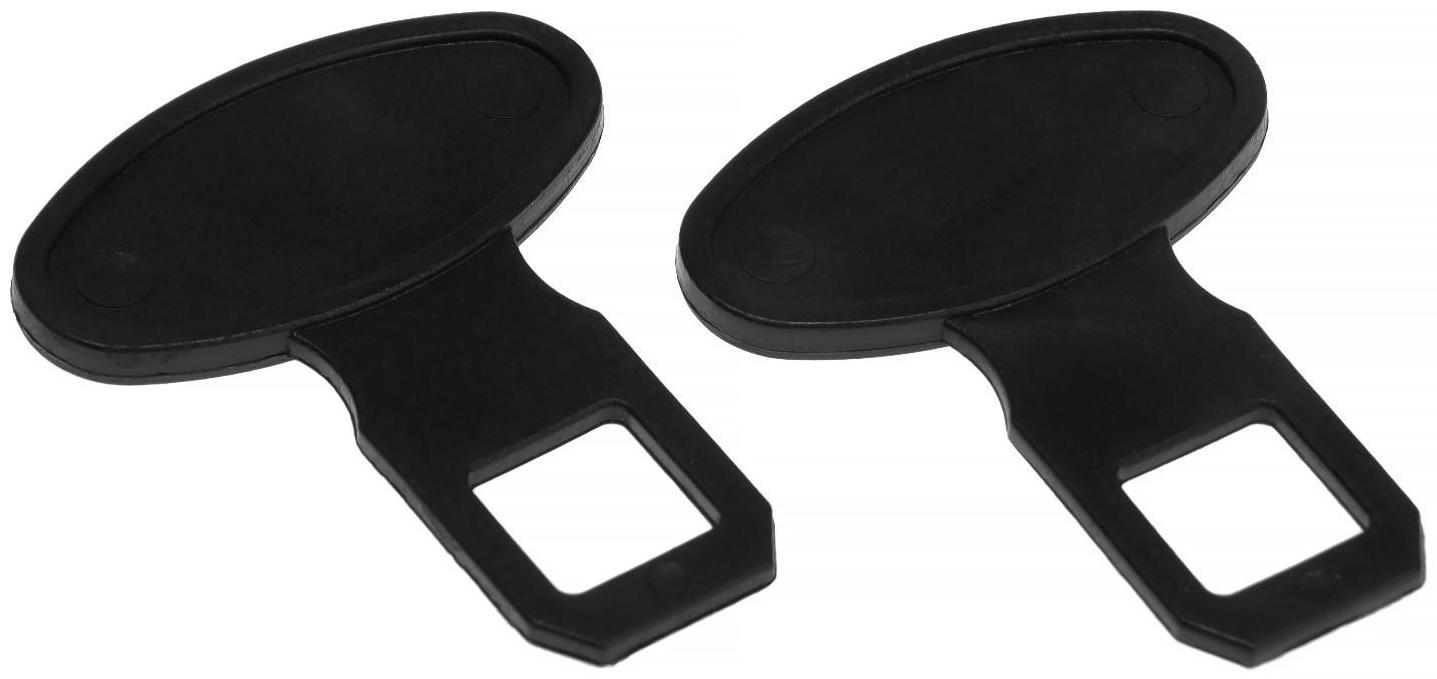 Заглушки замка ремня безопасности Nova Bright, пластиковые, набор 2 шт, микс