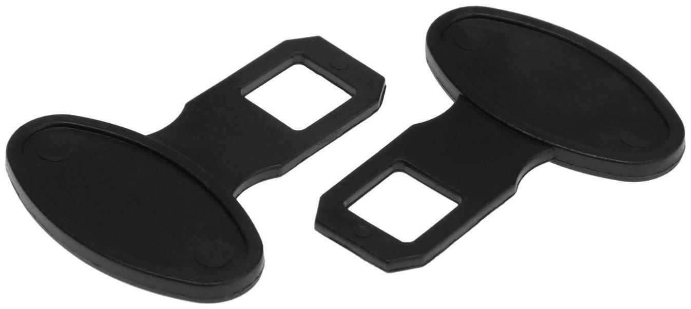 Заглушки замка ремня безопасности Nova Bright, пластиковые, набор 2 шт, микс