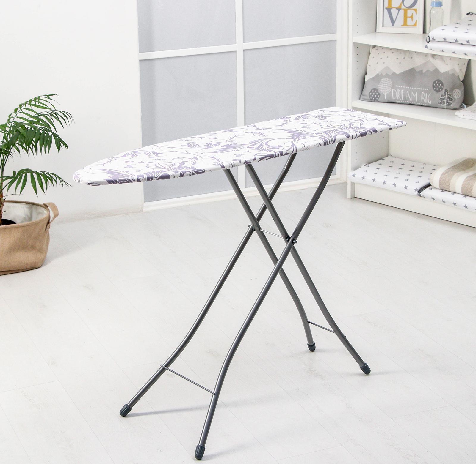 Доска гладильная Nika «Белль», 106,5×29 см, два положения высоты 70, 80 см, рисунок МИКС