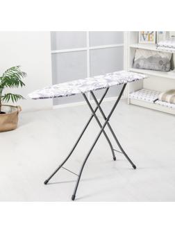 Доска гладильная Nika «Белль», 106,5×29 см, два положения высоты 70, 80 см, рисунок МИКС