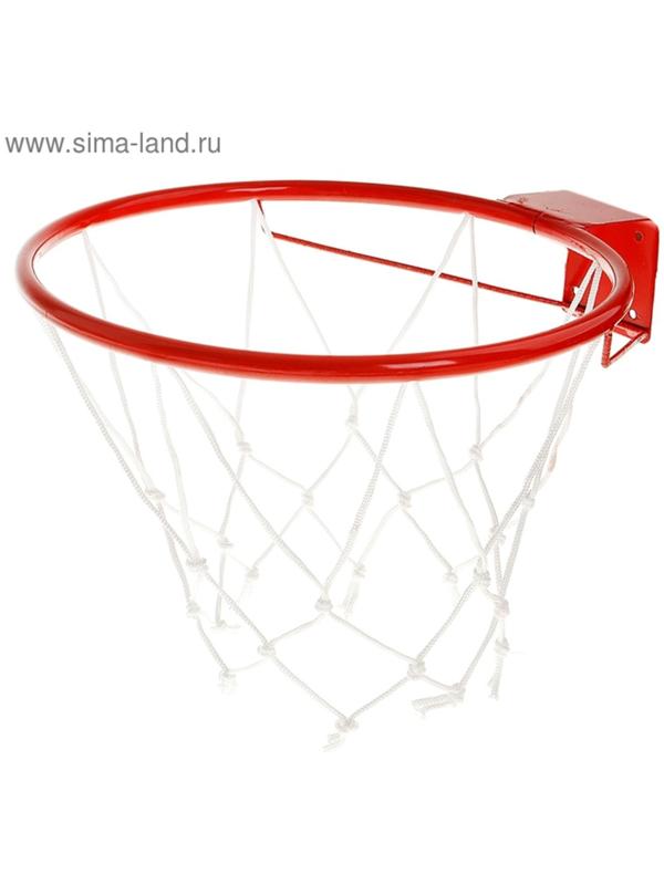 Корзина баскетбольная №5 «Люкс», d=380 мм, с сеткой и упором