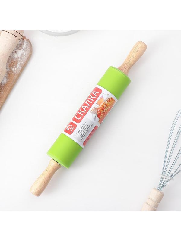 Скалка Доляна «Валенсия», 30×4 см, цвет МИКС