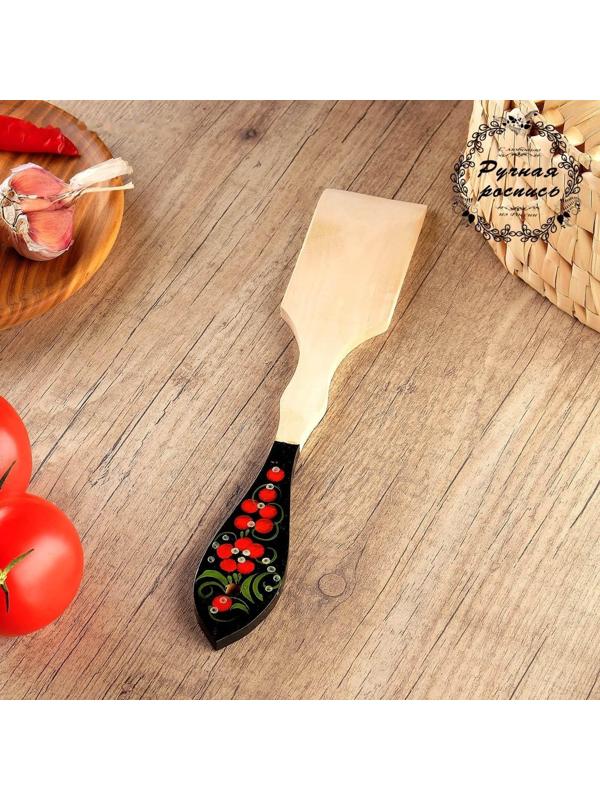 Лопатка «Цветок», с ручной росписью, 5×31 см, микс, хохлома