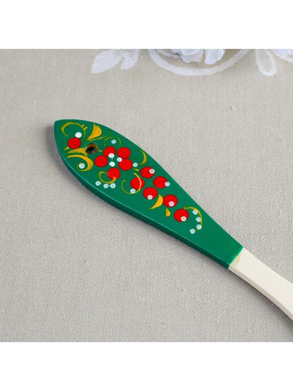 Лопатка «Цветок», с ручной росписью, 5×31 см, микс, хохлома