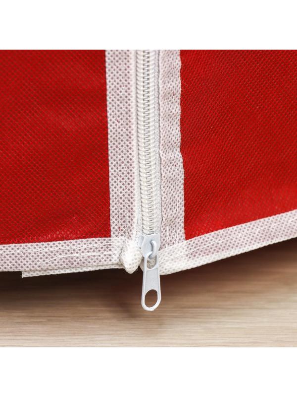 Обувница, 4 яруса, 57×28×72 см, цвет бордовый