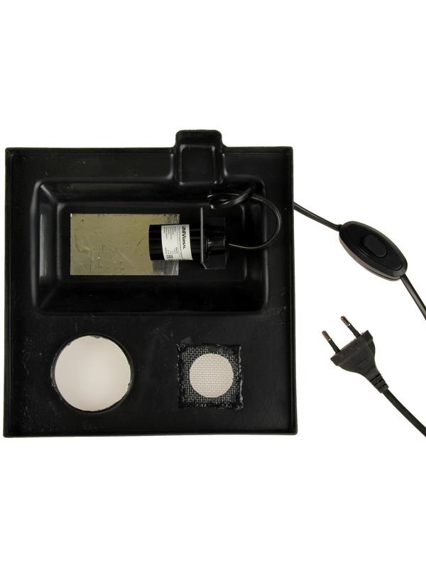 Террариум с крышкой 7л, 20 х 20 х 18 см