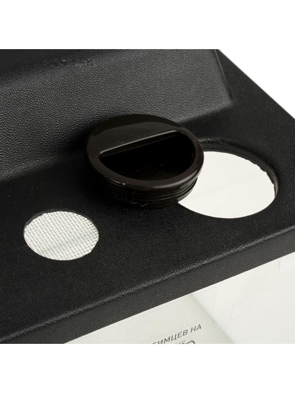 Террариум с крышкой 7л, 20 х 20 х 18 см