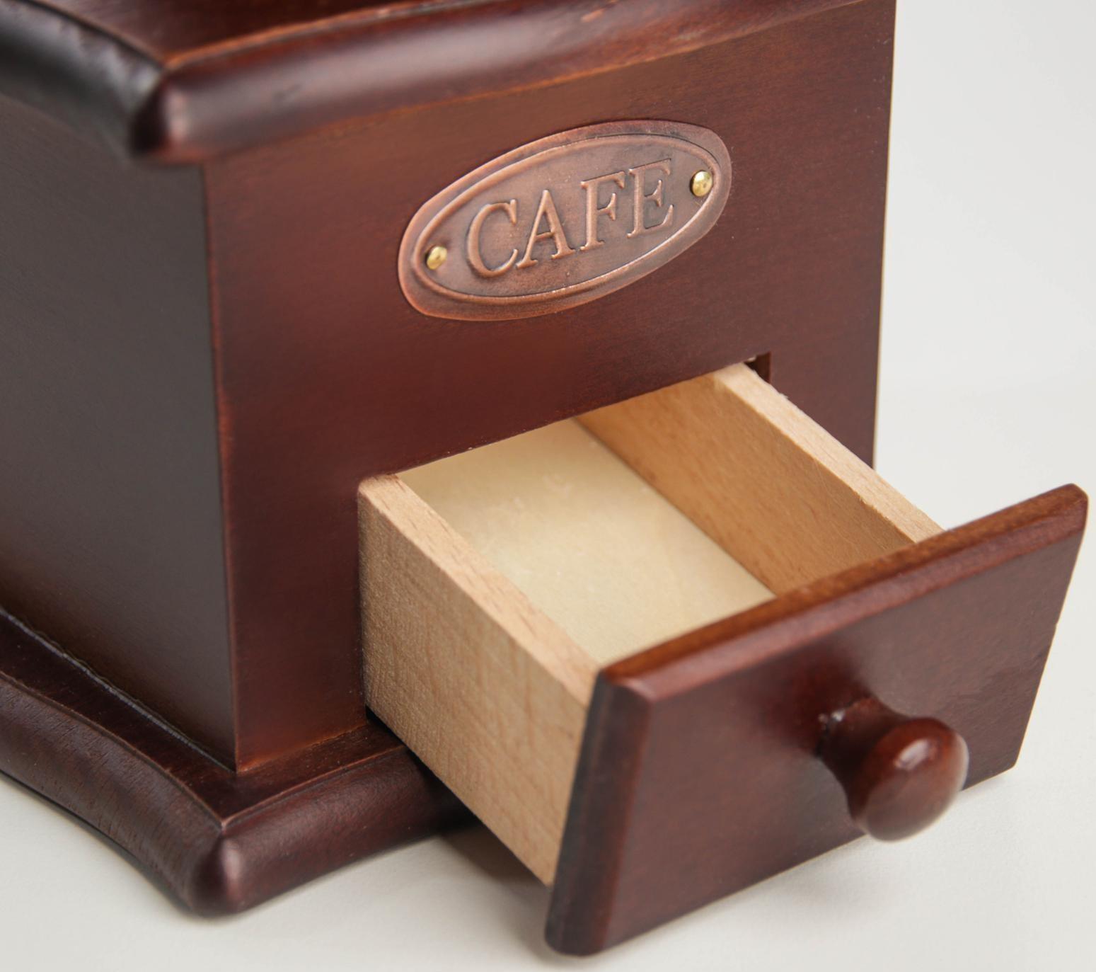 Кофемолка «Мастер», 26×11×11 см, цвет тёмное дерево