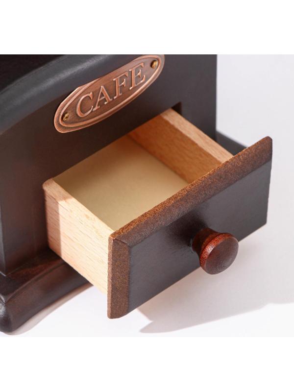 Кофемолка «Мастер», 26×11×11 см, цвет тёмное дерево