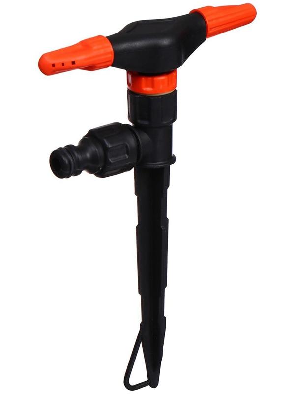 Распылитель 2−лепестковый, под коннектор, пика, пластик, «Жук»