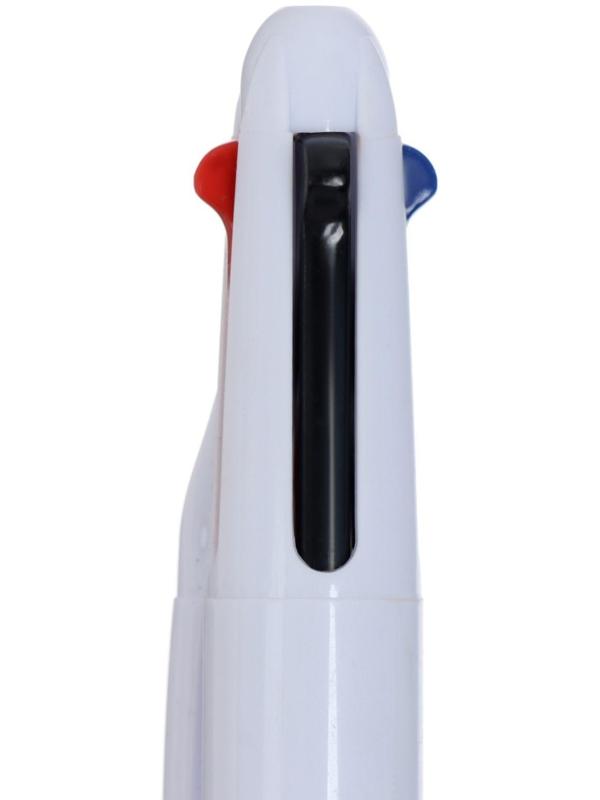 Набор ручек шариковых Calligrata, 4 штуки, автоматических, стержень 4-х цветный