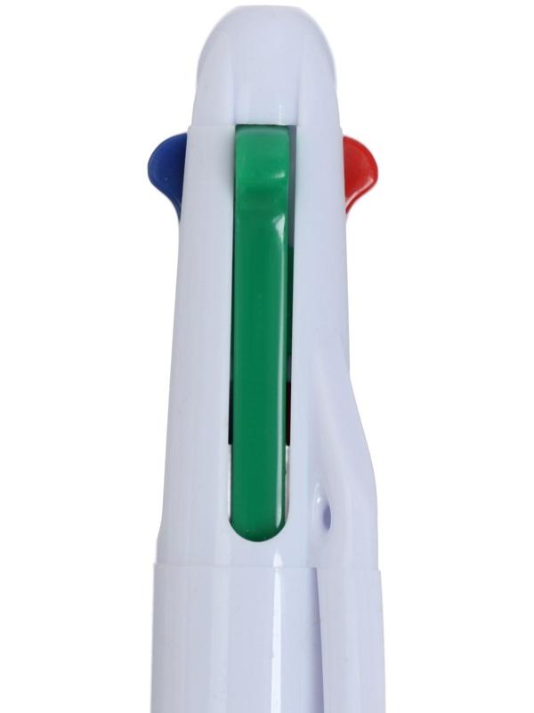 Набор ручек шариковых Calligrata, 4 штуки, автоматических, стержень 4-х цветный