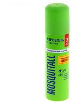 Аэрозоль Mosquitall  Универсальная защита от комаров 150 мл