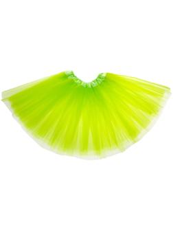 Карнавальная юбка, 3-х слойная, 4-6 лет, цвет салатовый