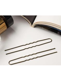 Шпильки для волос 8 см (набор 10 шт) бронза