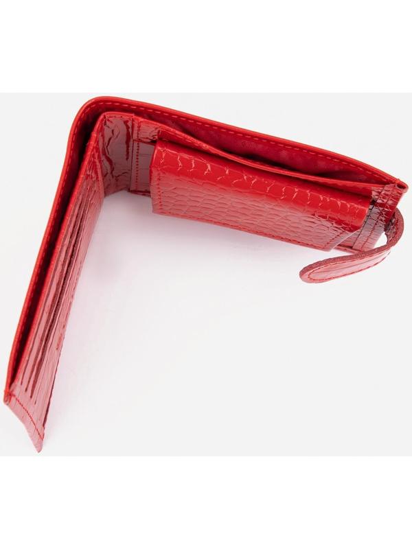Кошелёк женский, отдел на клапане, цвет красный