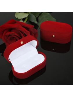 Футляр бархатный под серьги/кольца, 