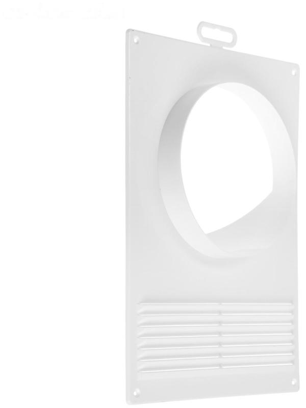 Площадка торцевая ERA 125ПТПР, 180х250 мм, d=125 мм, с решеткой, с круглым фланцем