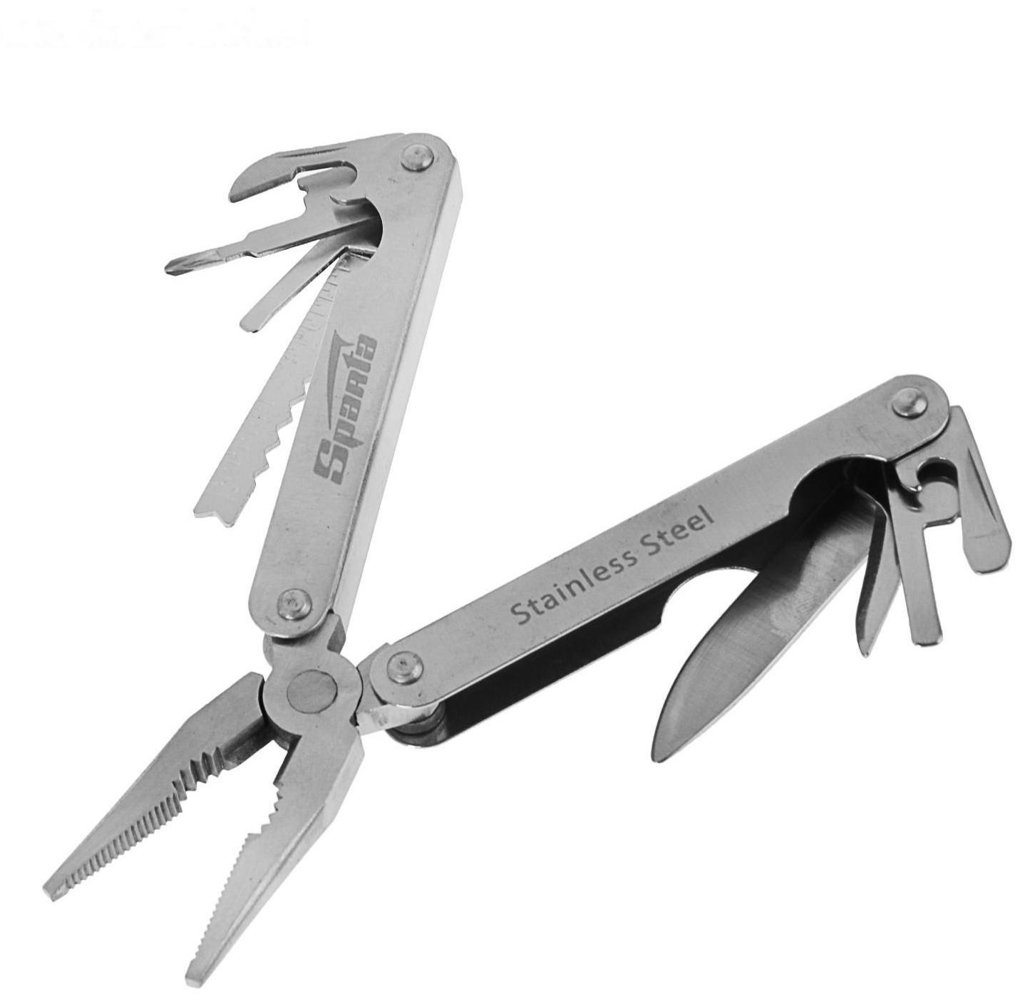 Инструмент многофункциональный Sparta, 15 предметов, трансформер, чехол