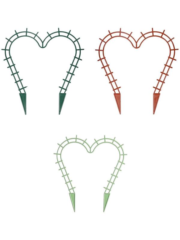 Шпалера, 29 × 27 × 0.3 см, пластик, цвет МИКС, «Сердечко»