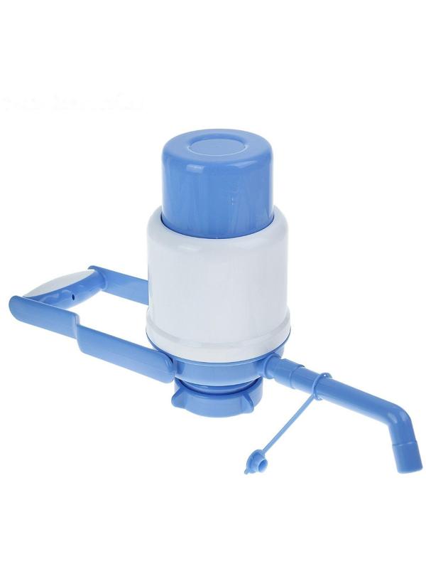 Помпа для воды LESOTO Universal, механическая, под бутыль от 11 до 19 л, голубая