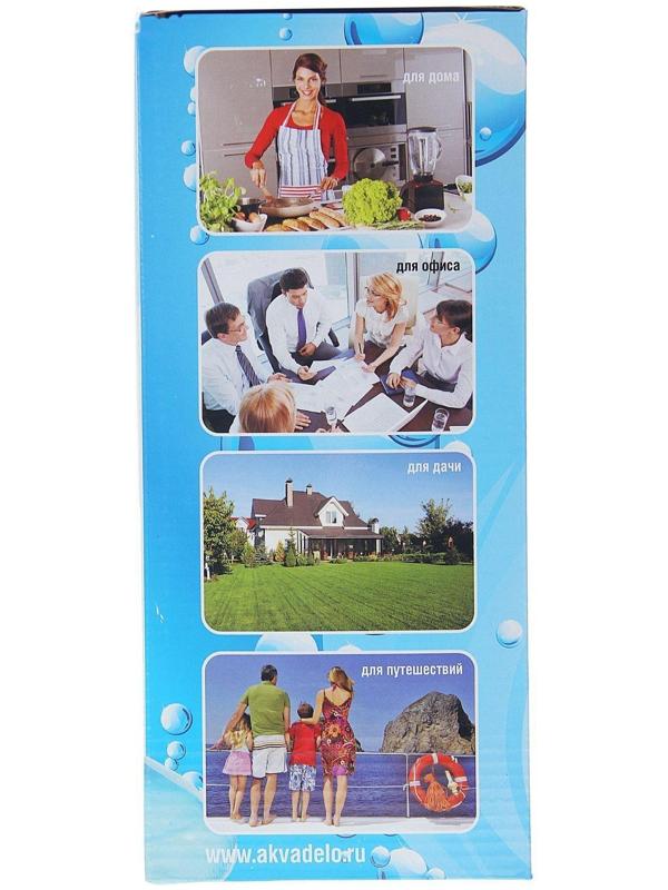 Помпа для воды LESOTO Universal, механическая, под бутыль от 11 до 19 л, голубая