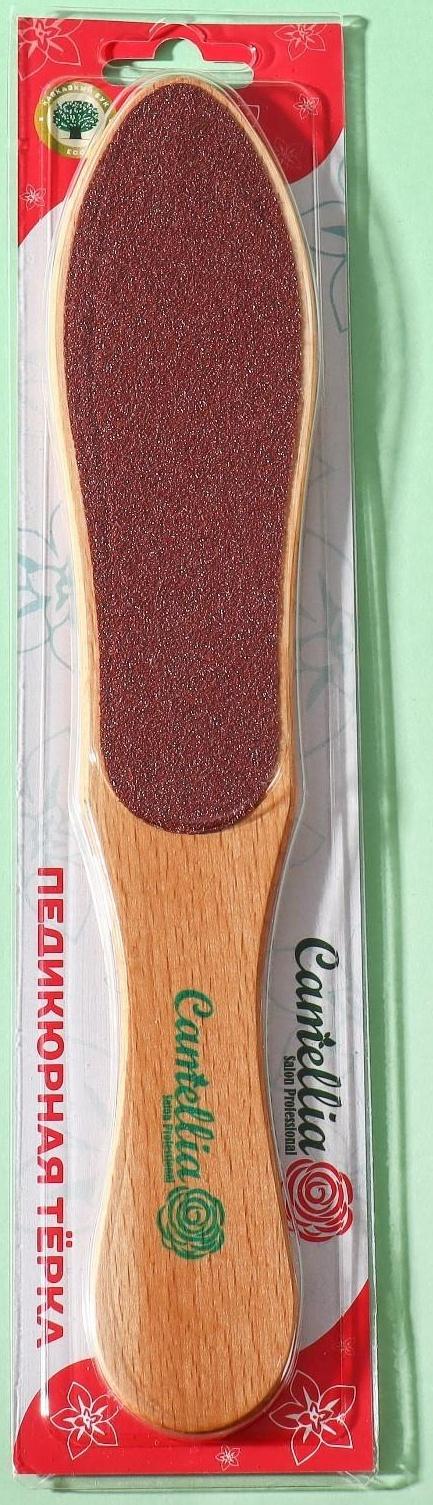 Тёрка для ног, наждачная, двусторонняя, 60/120, 26,5 см, деревянная