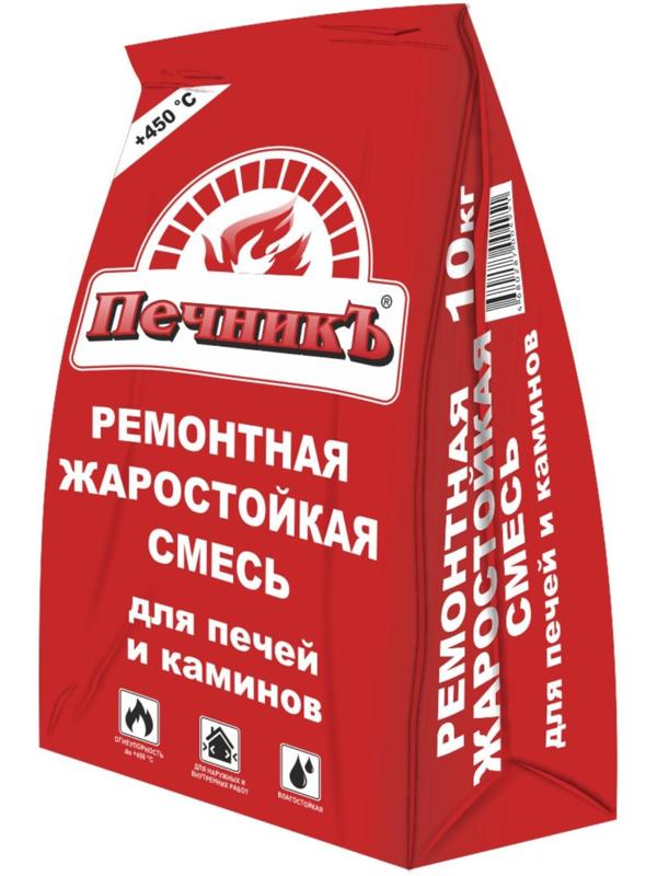 Ремонтная жаростойкая смесь для печей и каминов 