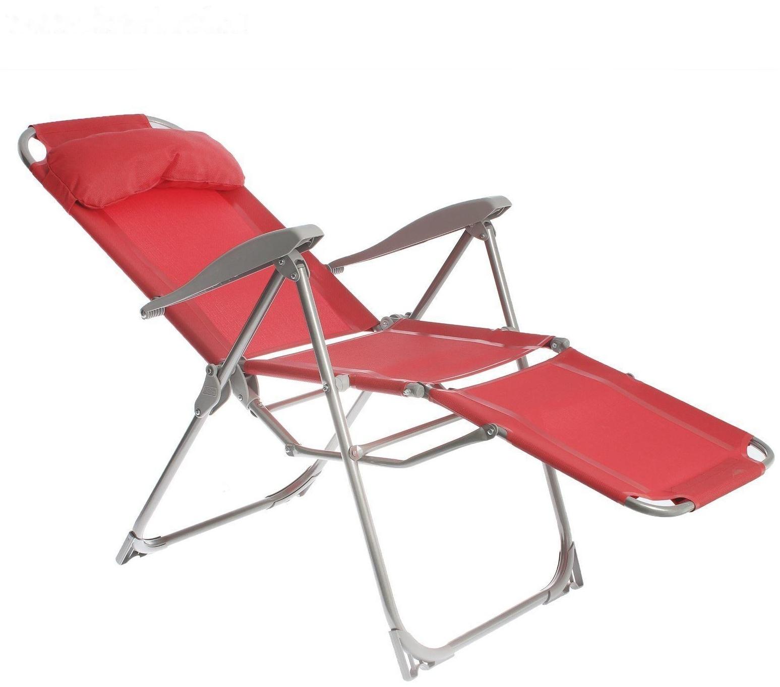 Кресло-шезлонг К3, р. 82 x 59 x 116 см, цвет гранатовый