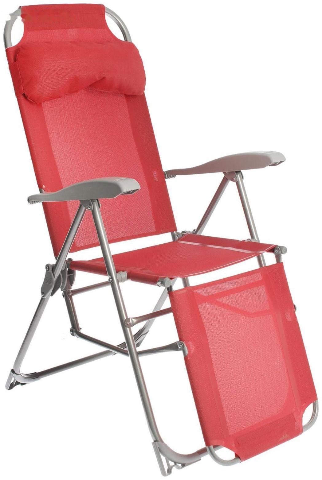 Кресло-шезлонг К3, р. 82 x 59 x 116 см, цвет гранатовый