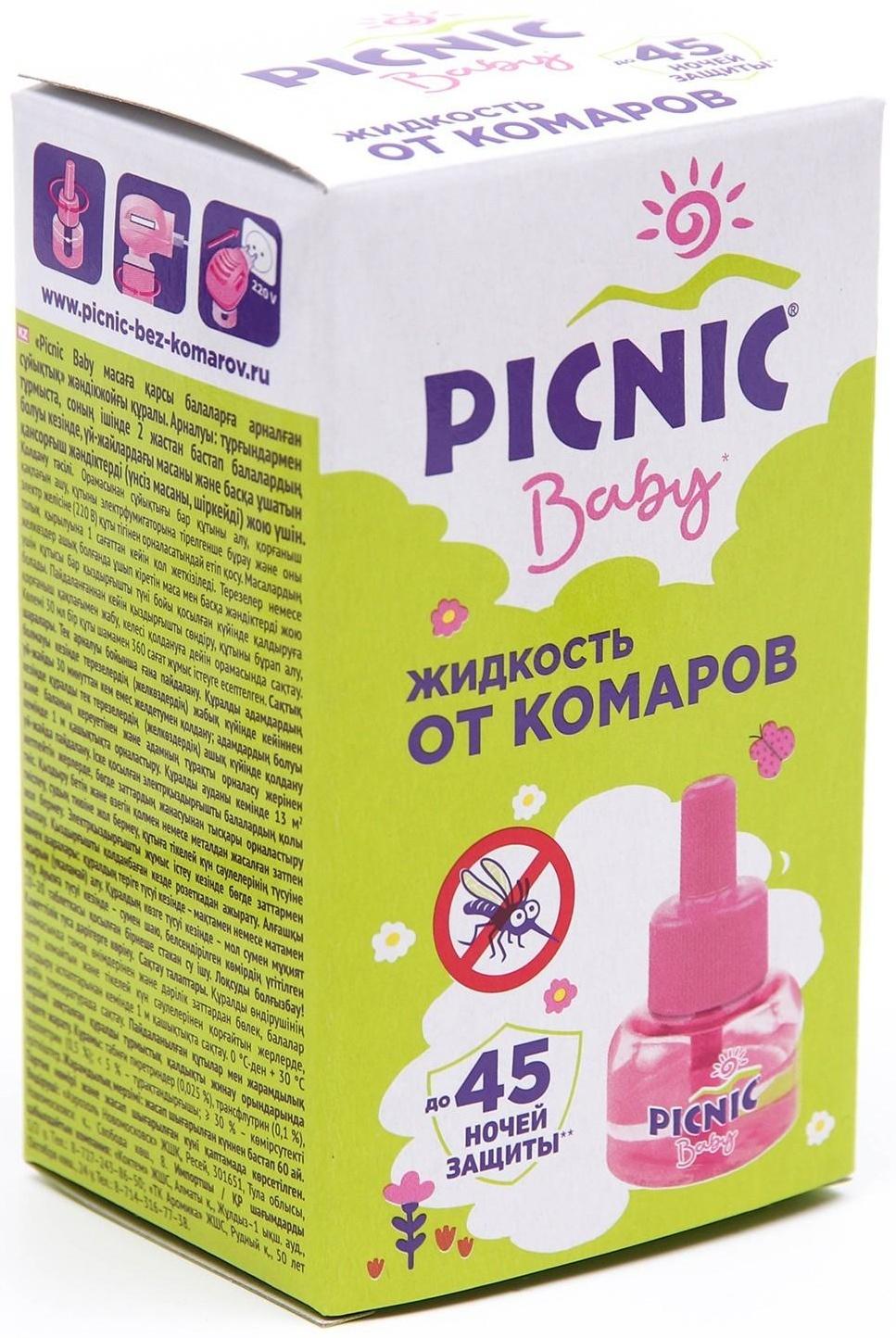 Дополнительный флакон-жидкость от комаров 